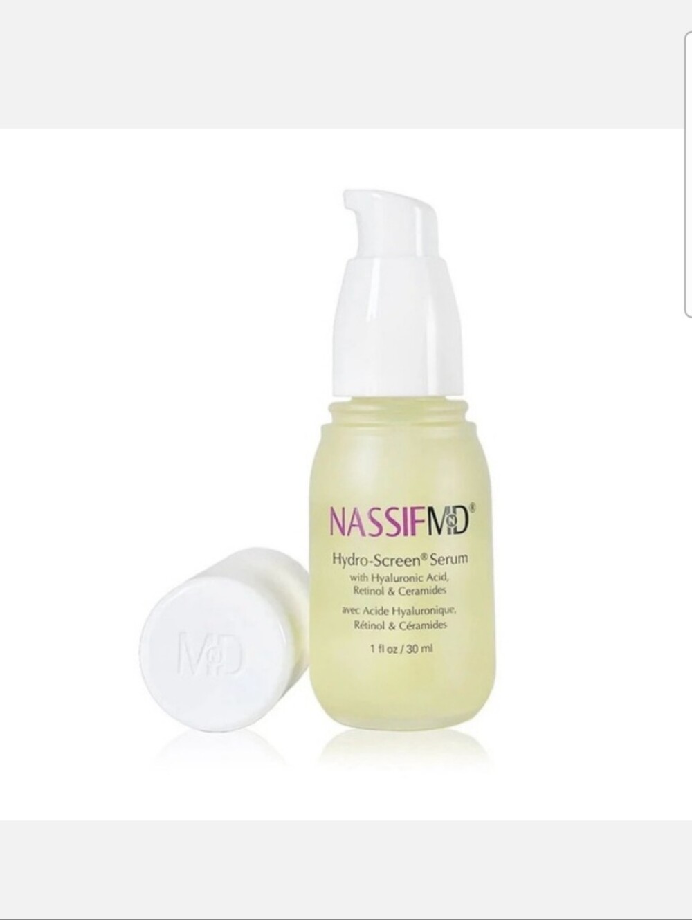 NASSIF MD Hydro-Screen Serum - 1FL.OZ - SEALED - NWT
